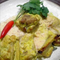 Marinated Chicken Breast With Coconut Curry Sauce