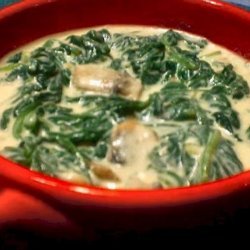 Easy Skillet Creamed Spinach