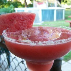 Frozen Watermelon Margaritas for a Crowd