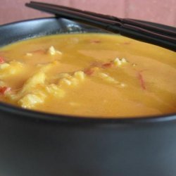 Thai Sweet Potato with Crab Soup