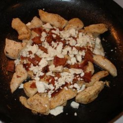 Jan's Pan Fried Chicken, Bacon and Feta Cheese