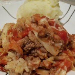 Easy Cabbage Casserole - Tastes Like Cabbage Rolls