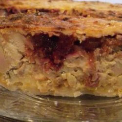 Turkey and Cranberry Pie