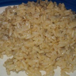 Garlic Brown Rice (Two Cook Methods)