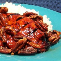 Maple & Orange Chicken With Peppered Pecans