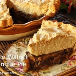 Walnut Raisin Pie