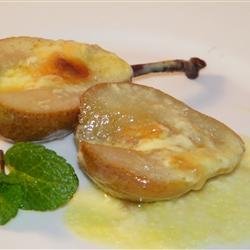 Creamy Baked Pears