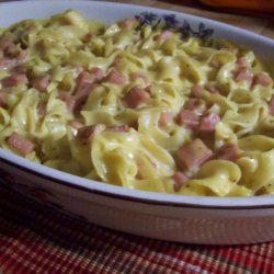 Spam and Noodle Casserole