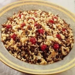 Wild Rice With Cranberries And Caramelized Onions