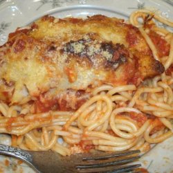 Baked Garlic Chicken & Mozzarella With Pasta * Fazoli's Copy