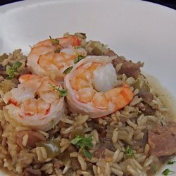 Dirty Rice With Sausage and Shrimp