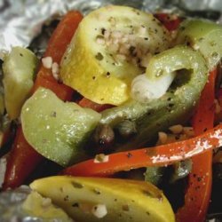 Grilled Vegetable Salad With Oregano Dressing