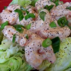 Iceberg Salad With Shrimp