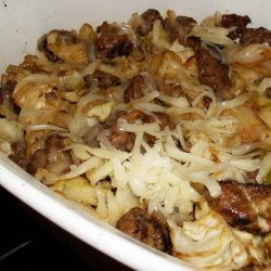 Comforting Cabbage and Sausage Casserole