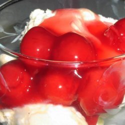 Ice Cream With Cherries