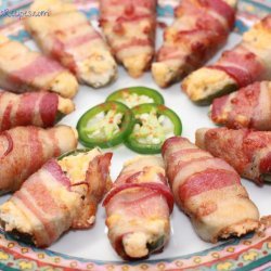 Cheesy Stuffed Jalapenos With Bacon
