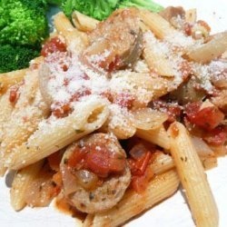 Penne With Italian Sausage, Tomato and Herbs