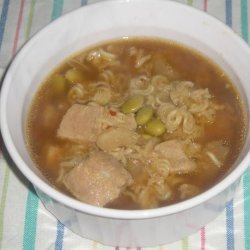 Pork and Edamame Soup