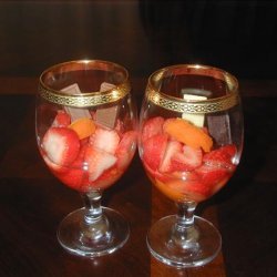 Strawberries in White Wine