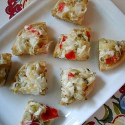 Artichoke and Crab Toasts