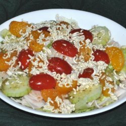 Asian Turkey or Chicken Salad With Mandarin Balsamic Vinaigrette