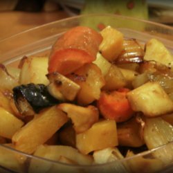 Maple-Baked Root Vegetables