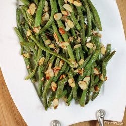 Garlic Roasted Green Beans With Almonds