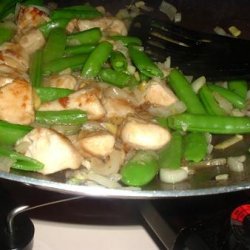 Snow Peas and Chicken