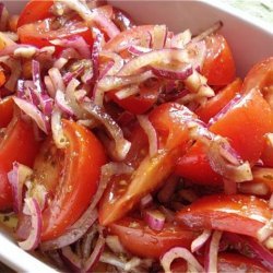 Greek Style Tomato and Onion Salad