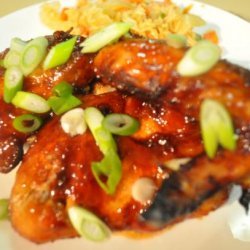 Wok Tossed Honey Soy and Chili Chicken Wings