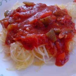 Spaghetti Squash With Red Sauce