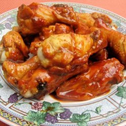 Chicken Wings With BBQ Sauce for the Crock Pot!