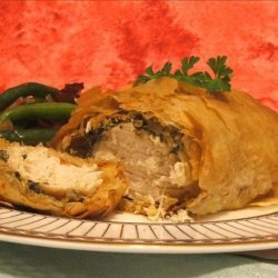 Greek Style Chicken Wrapped in Phyllo