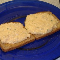 Scrambled Eggs and Cheddar Cheese