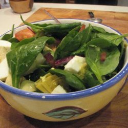 German Spinach Salad With Hot Bacon Dressing