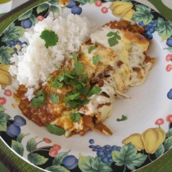 Leftover Turkey - Enchiladas