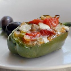 Stuffed Bell Peppers With Brie
