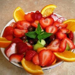 Middle Eastern Inspired Fruit Platter