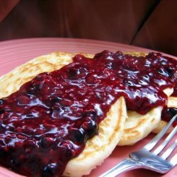 Amaretto Blueberry Pancakes