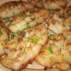 Crispy Garlic Potato Skins