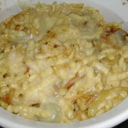 Spaetzle Noodle and Cheese Bake