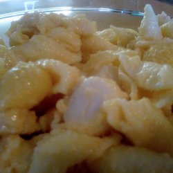 Grown up Mac & Cheese With Bay Scallops