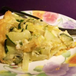 Fast and Easy Zucchini Pie
