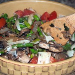 Asparagus-Mushroom Saute
