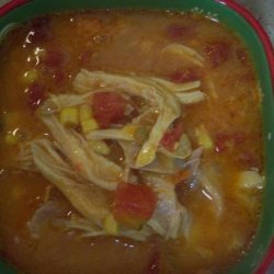 Hearty Chicken Enchilada Soup