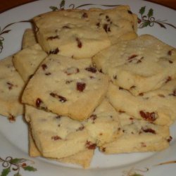 Cherry Shortbread Cookies