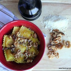 Ravioli With Balsamic Brown Butter