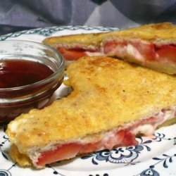 Strawberry French Toast Triangles