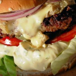 Bastille Burger - Bearnaise, Blue Cheese and Red Onion Burgers