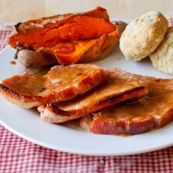 Honey-Ginger Glazed Ham